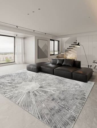 พรม MJhomedesigns Boston Series 30 ขนาด 160x230 ซม. เทา_3